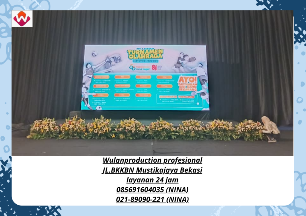 Sewa Set Murah PANGGUNG BACKDROP MINI GARDEN Bekasi