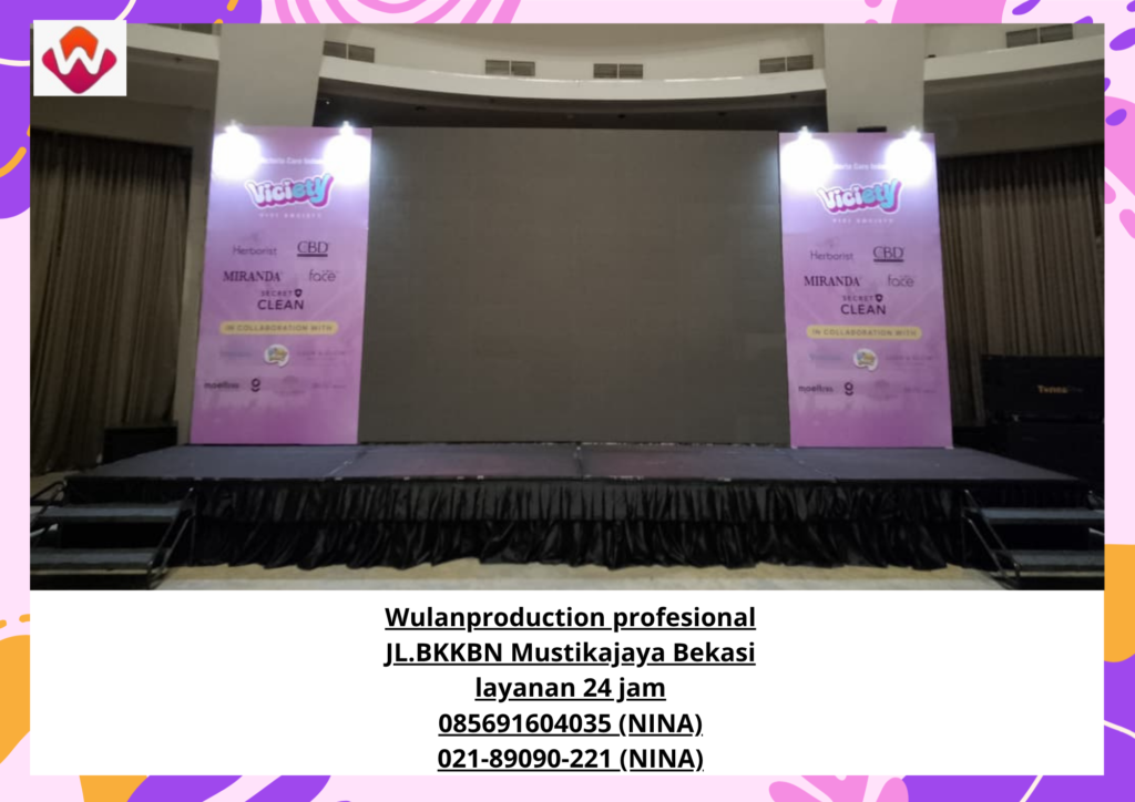 Rental BACKDROP WINGS LAMPU SPOT LIGHT Jakarta Pusat 