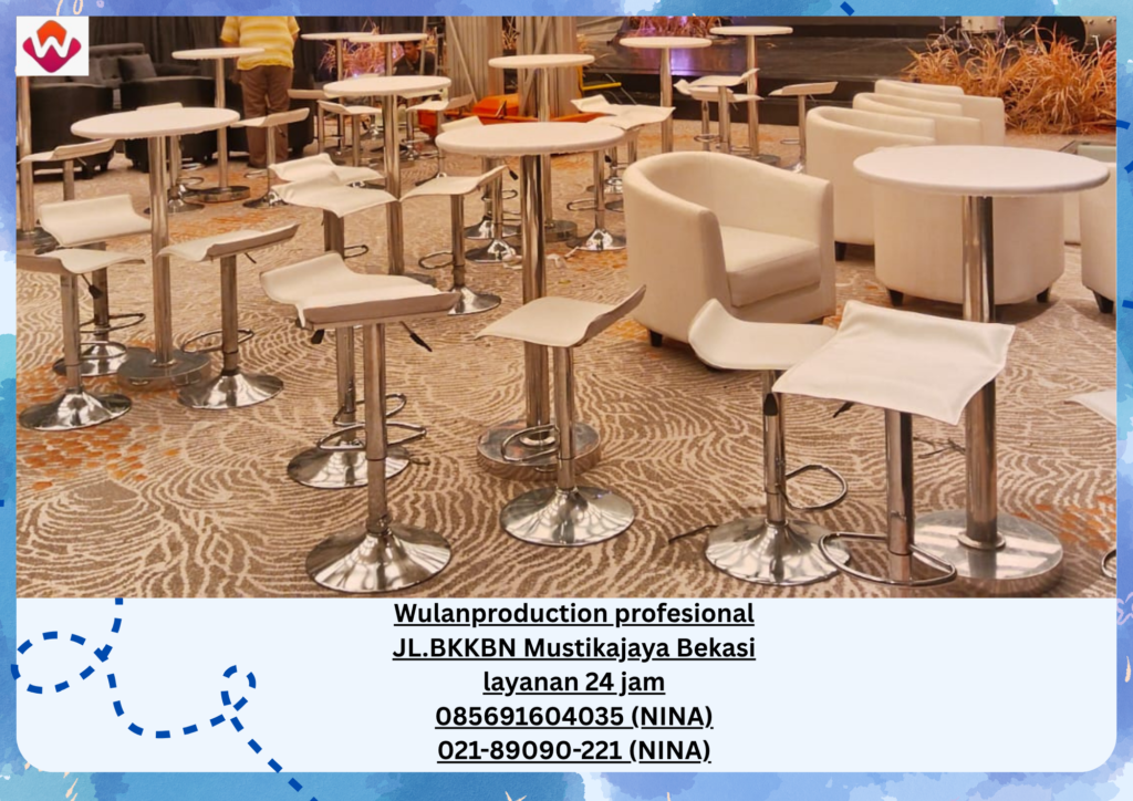 Rental BARSTOOL Putih Jakarta Pusat
