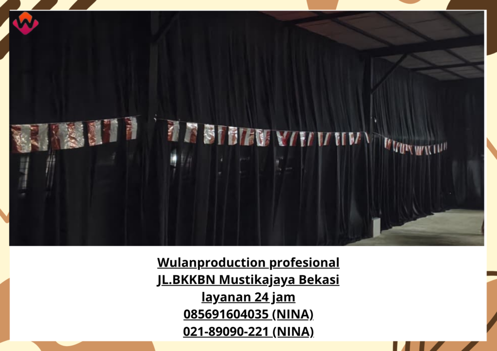 Rental BLACK CURTAIN Jatimulya Bekasi