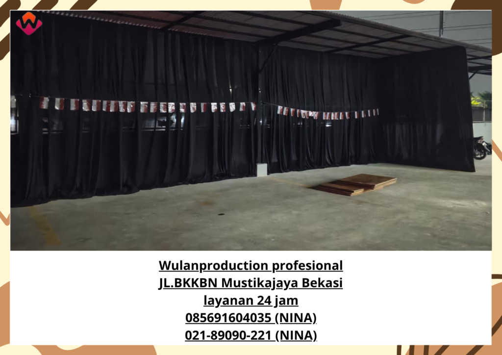 Rental BLACK CURTAIN Jatimulya Bekasi