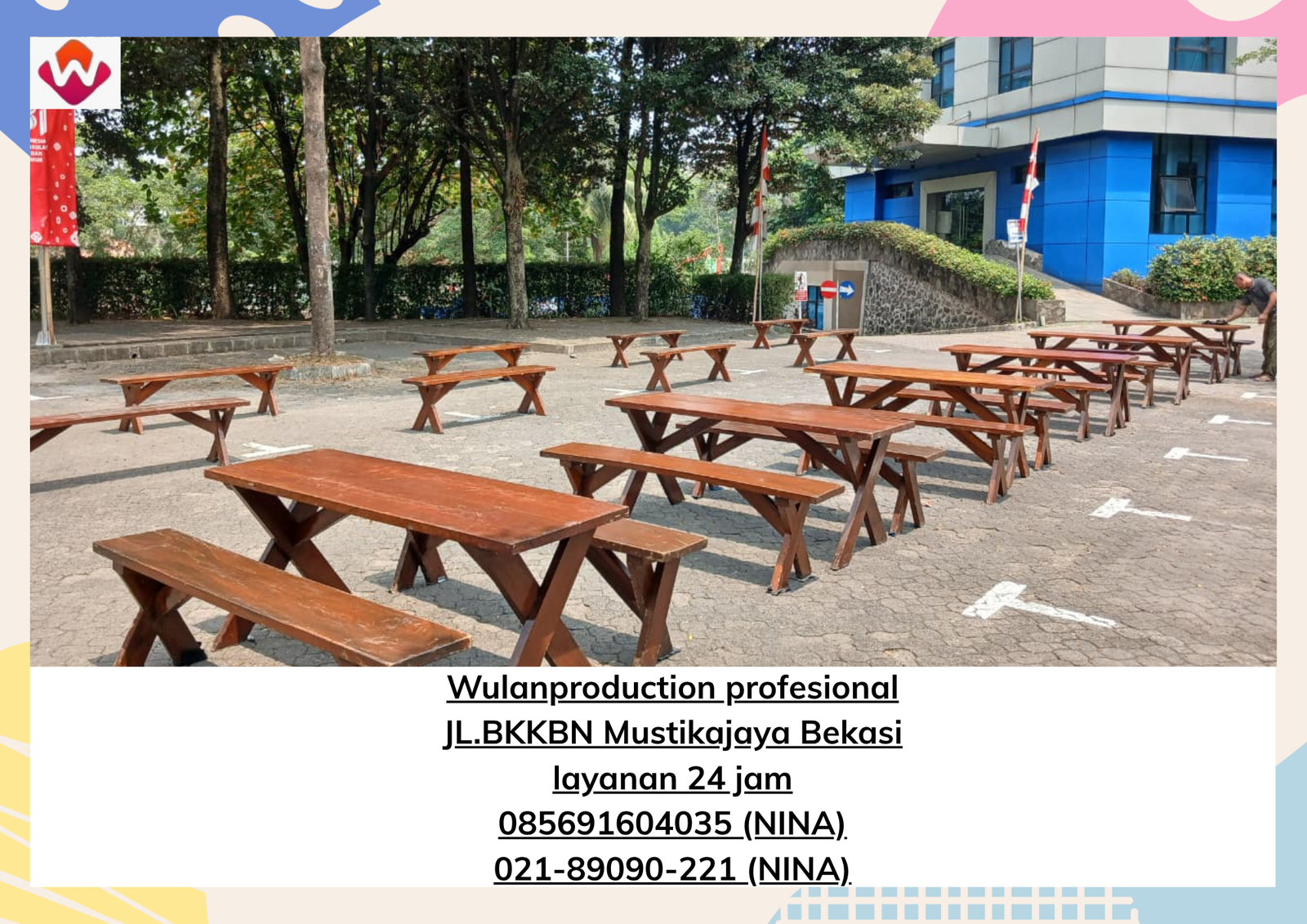 Rental KURSI MEJA TAMAN Jakarta(No.HP 085691604035 / 021-89090-221)