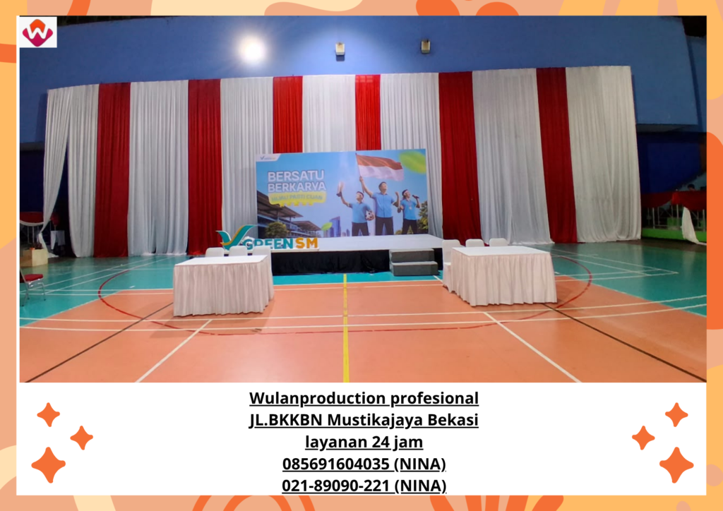 Rental TIRAI MEJA PANGGUNG BACKDROP KURSI Tanjung Priok