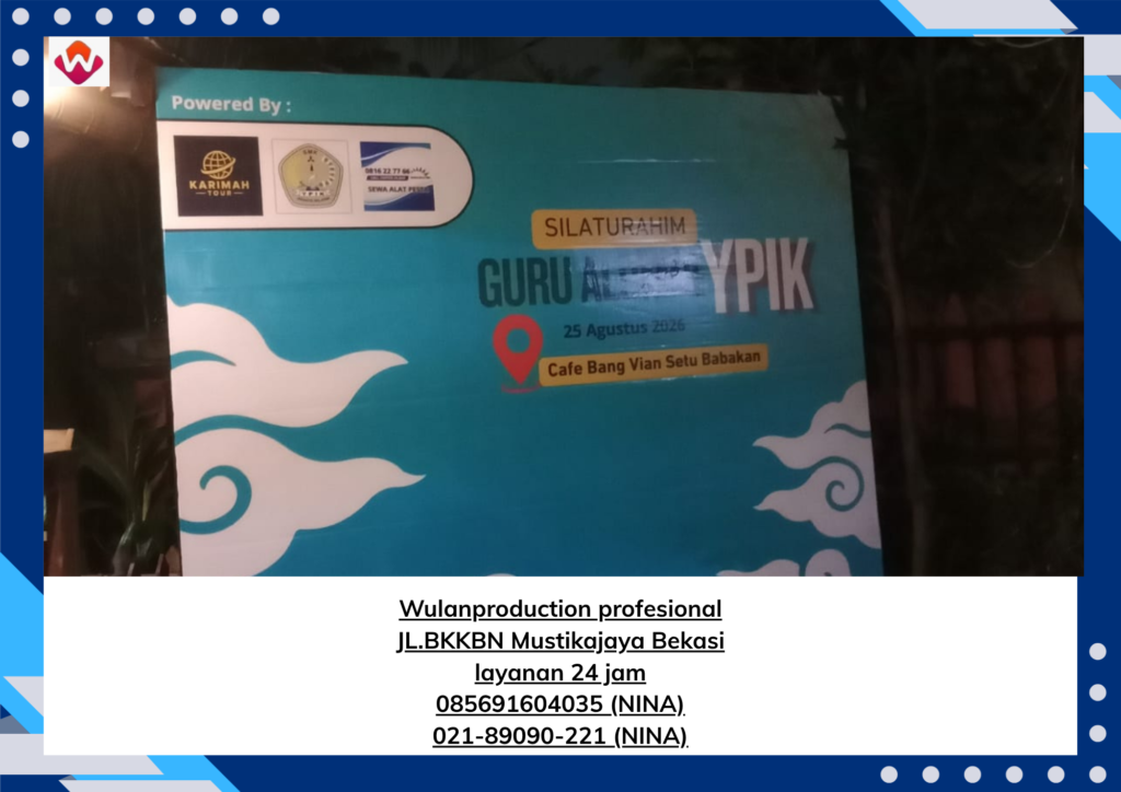 Sewa BACKDROP UKURAN 2.5x3 Wilayah Jakarta