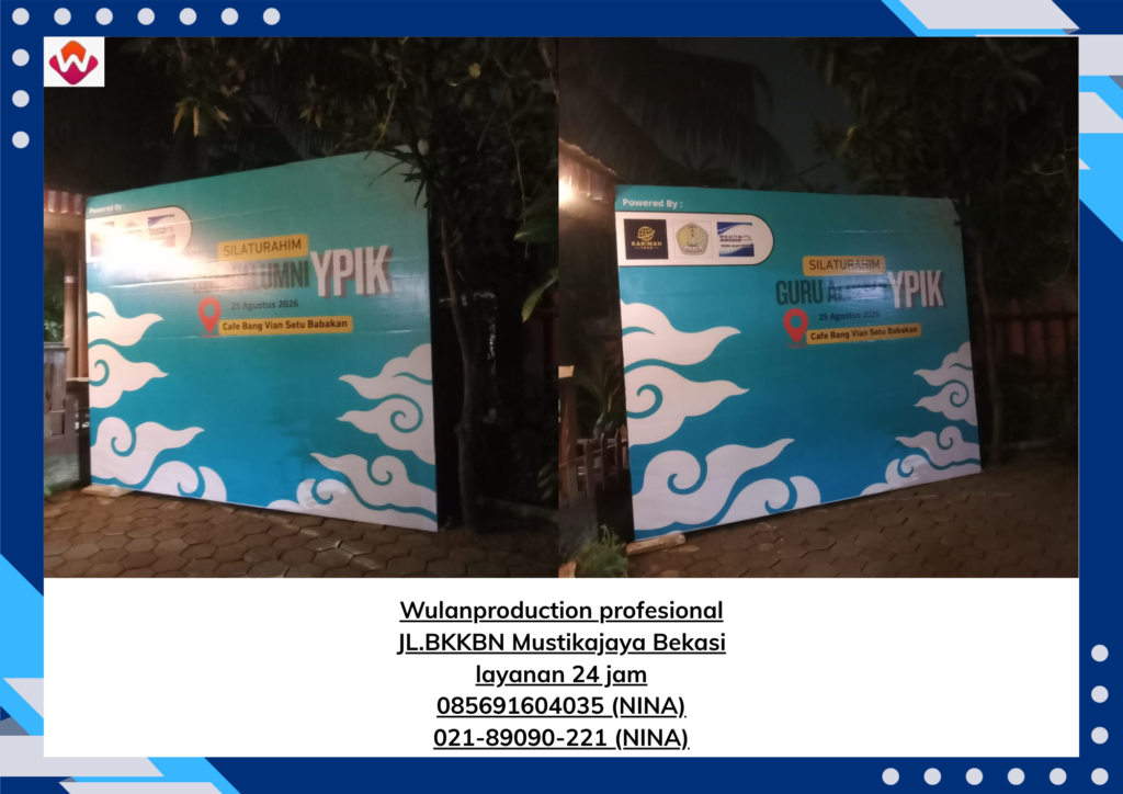 Sewa BACKDROP UKURAN 2.5x3 Wilayah Jakarta