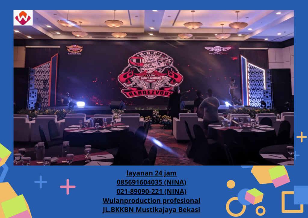 Sewa BACKDROP WINGS LAMPU SPOT LIGHT Bogor 