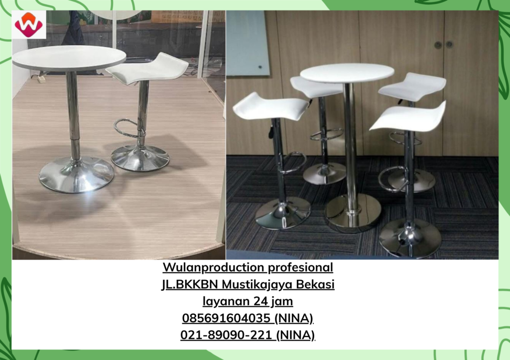 Sewa BARSTOOL Putih KURSI BAR Kotak Jakarta