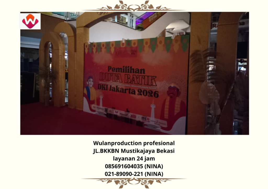 Sewa STAGE Custom KARPET BACKDROP Event City Plaza Jatinegara