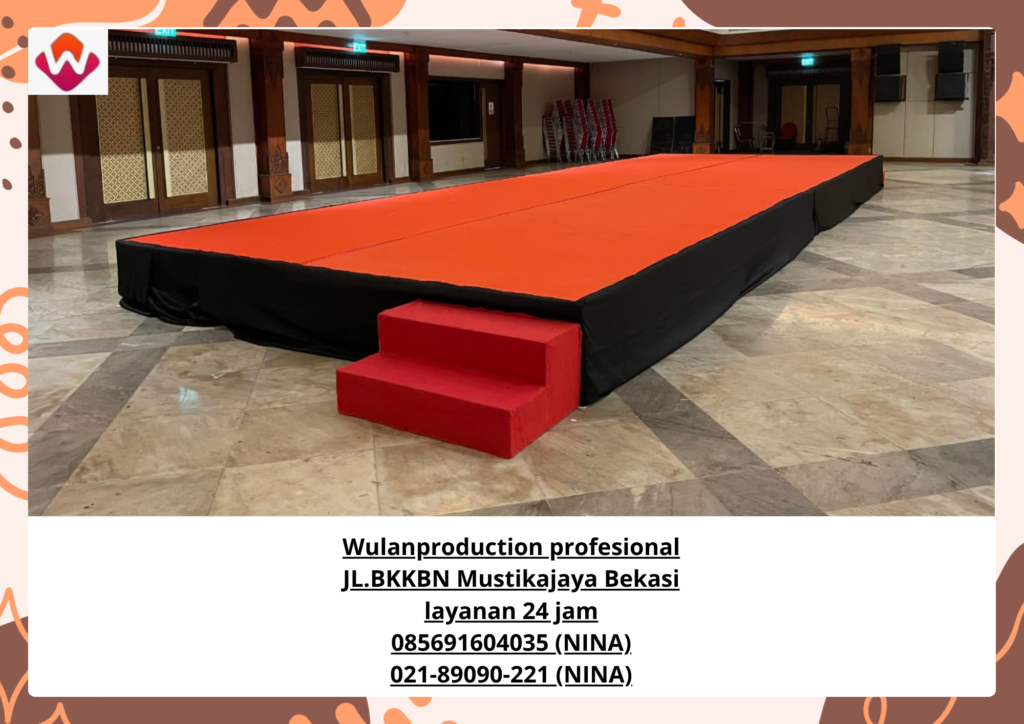 Sewa STAGE Custom KARPET Merah Jakarta