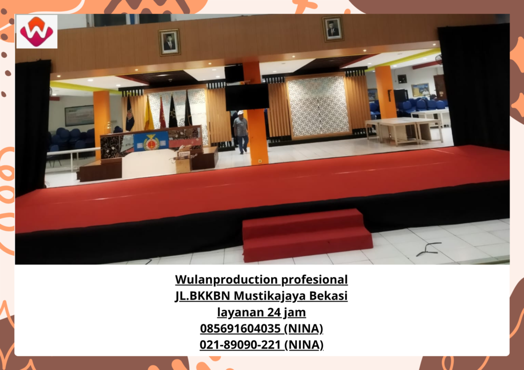Sewa STAGE Custom KARPET Merah Jakarta