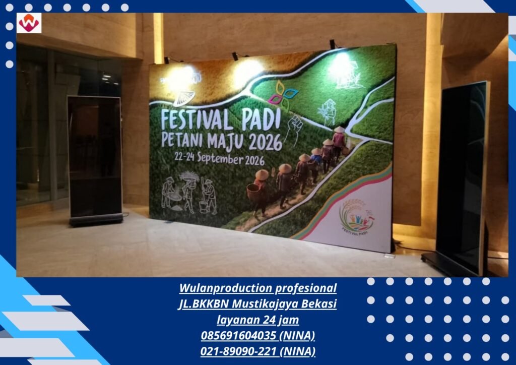 Jasa BACKDROP EVENT Terbaik DI Jakarta (NO.HP 085691604035 / 021-89090-221)