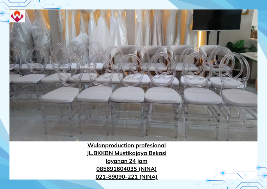 Rental KURSI OLIVIA ACRYLIC Jakarta (No.HP 085691604035 / 021-89090-221)