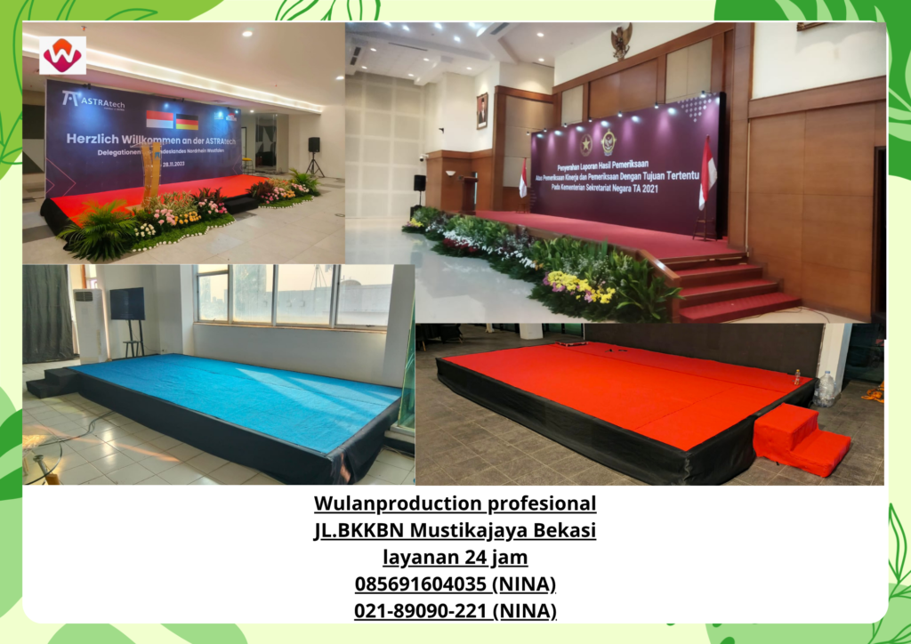Rental PANGGUNG BACKDROP KARPET Jakarta Utara (No.Hp 085691604035 / 021-89090-221) 