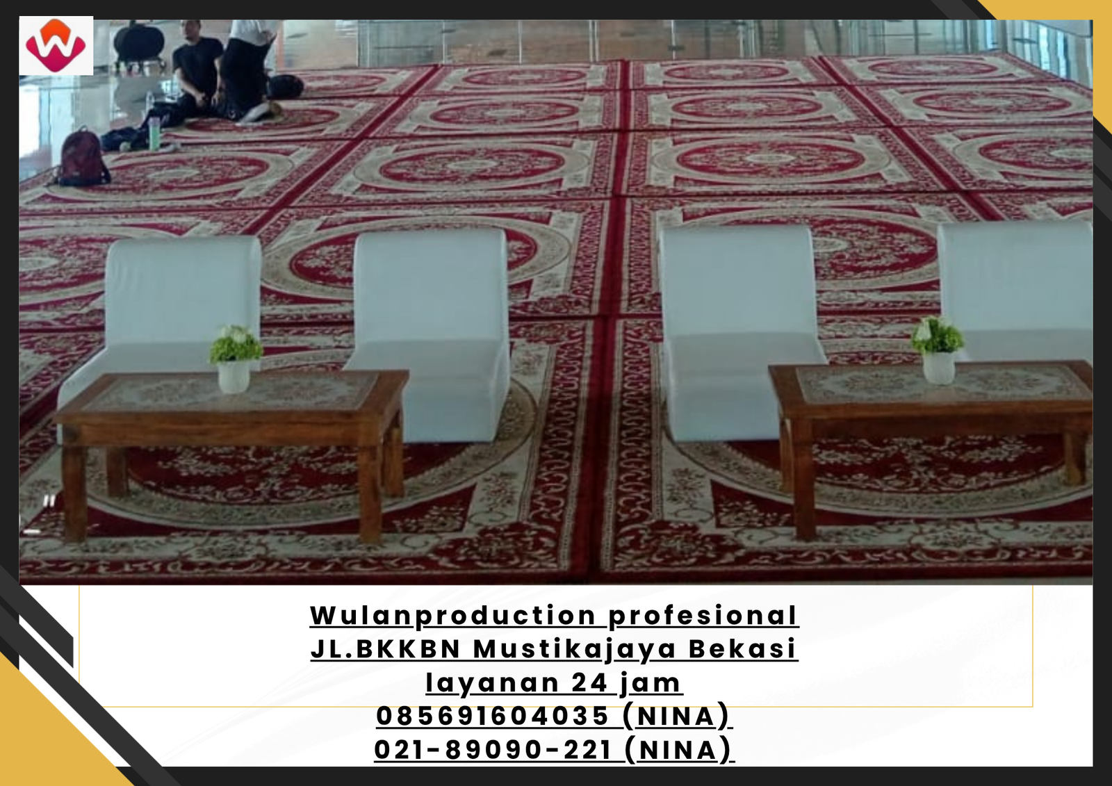 Rental SOFA LESEHAN PUTIH Bekasi (No.HP 085691604035 / 021-89090-221)