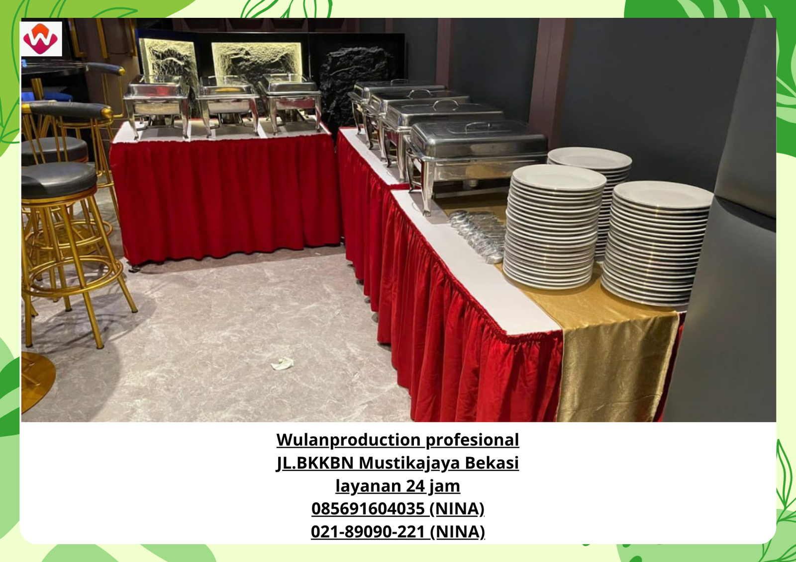 Sewa ALAT CATERING Lengkap Hotel Des Indes Menteng Jakarta Selatan (NO.HP 085691604035 / 021-89090-221)