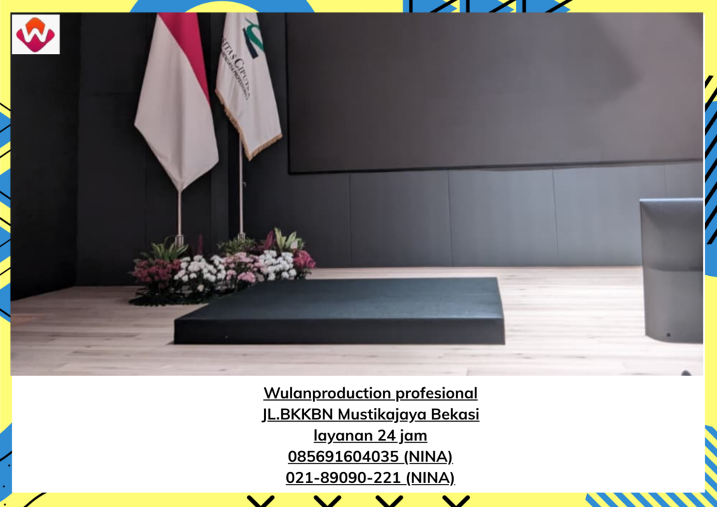Sewa BACKDROP PANGGUNG dan ANAK TANGGA Jakarta 