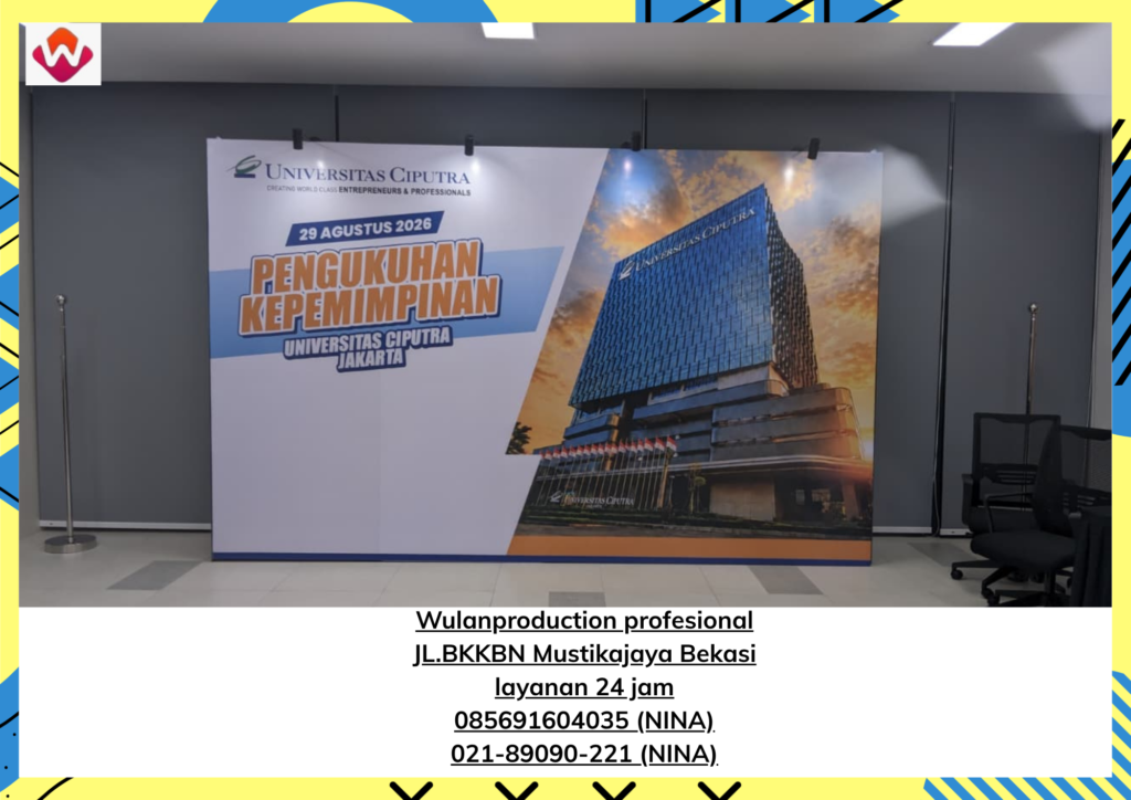 Sewa BACKDROP PANGGUNG dan ANAK TANGGA Jakarta 