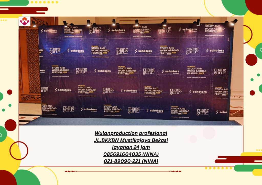 Sewa BACKDROP PHOTO BOOTH Event Hotel Indonesia (NO.HP 085691604035 / 021-89090-221)