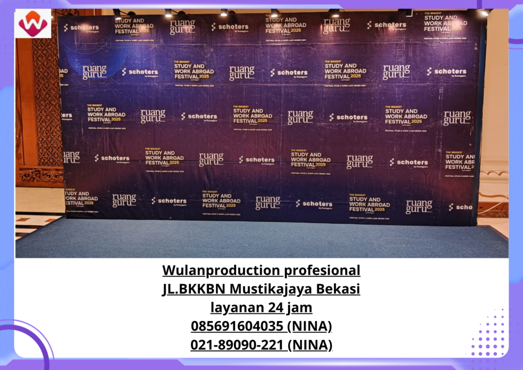 Sewa BACKDROP PHOTOBOOTH PIK 2 (No.HP 085691604035 / 021-89090-221)