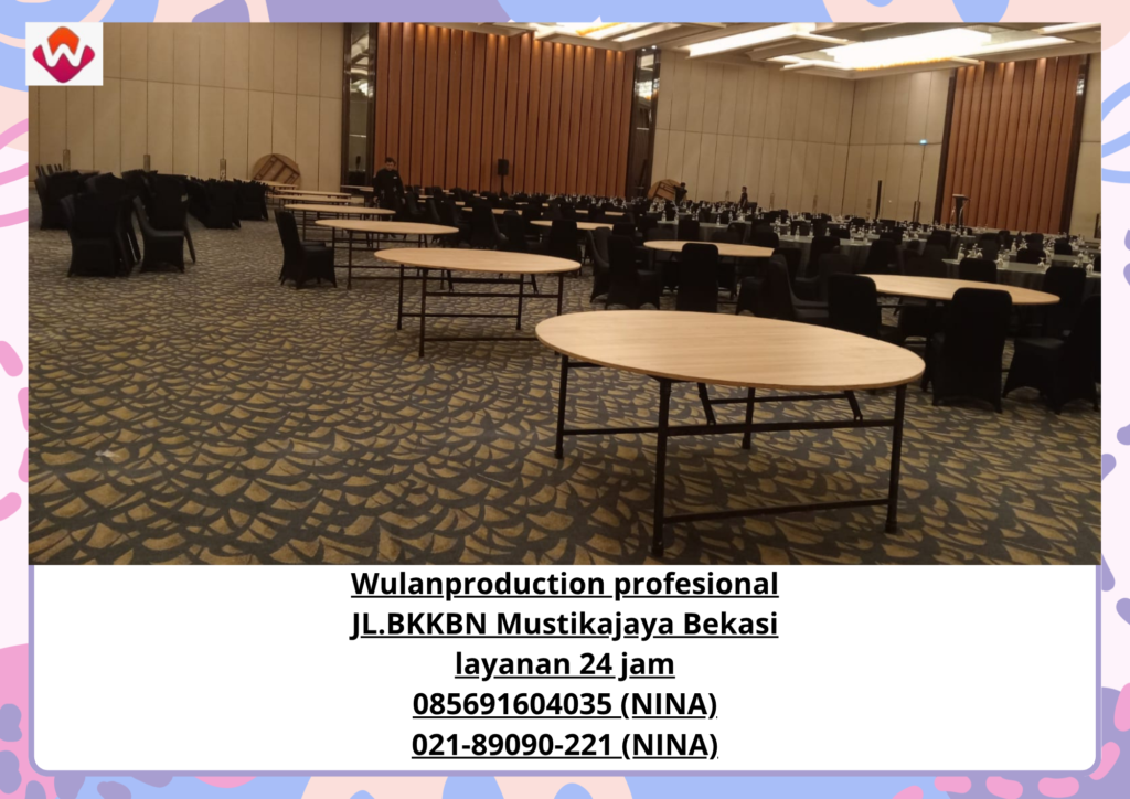 Sewa MEJA BUNDAR HPL Polos Depok (NO.HP 085691604035 / 021-89090-221)