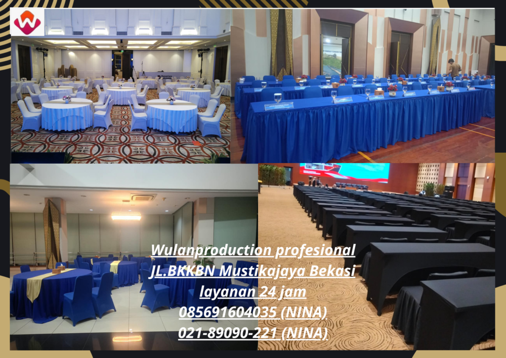 Sewa MEJA KURSI Plus Cover Cikarang Selatan (NO.HP 085691604035 / 021-89090-221)