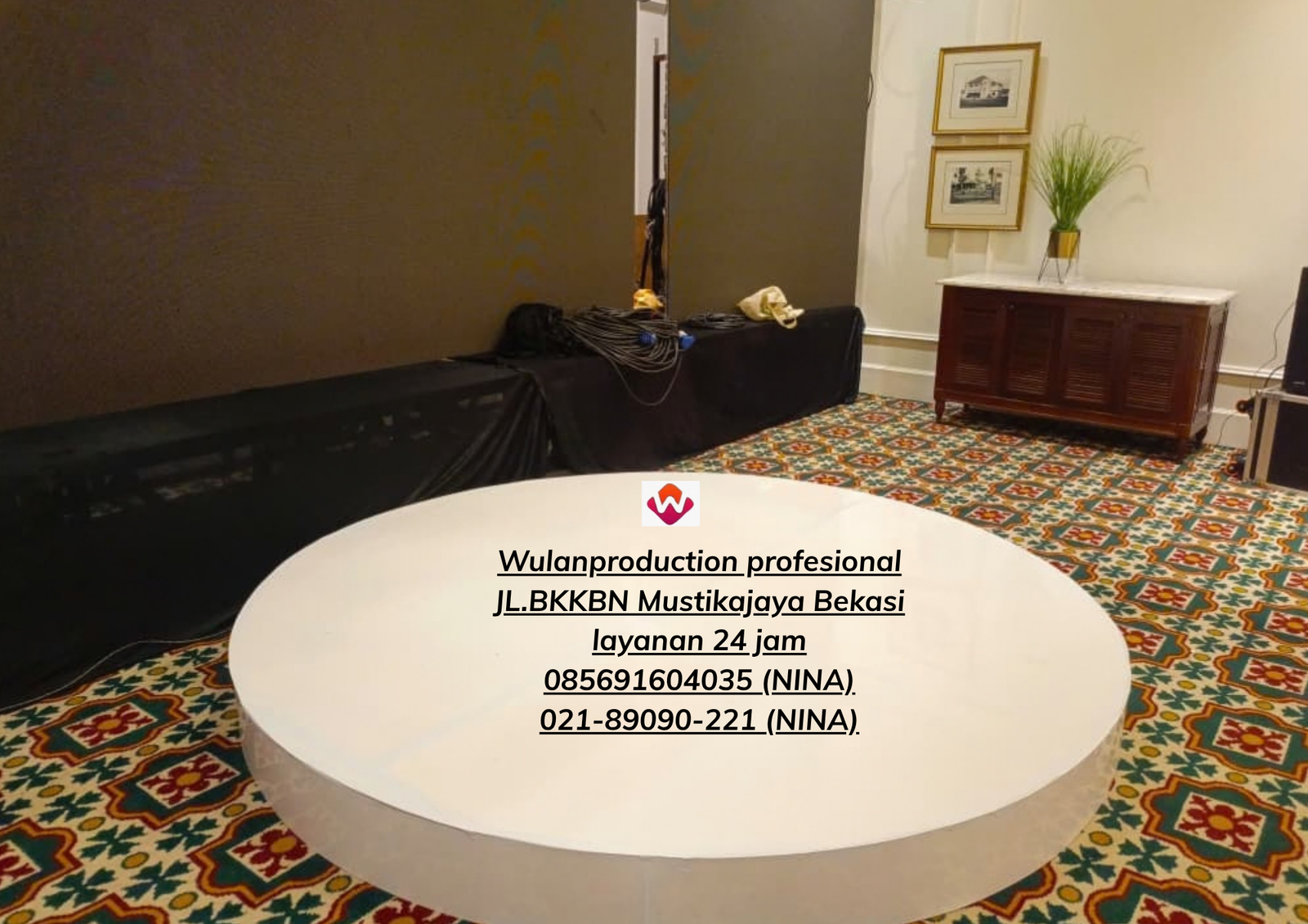 Sewa PANGGUNG BUNDAR MELAMINTO PUTIH Jakarta (HP 085691604035 / 021-89090-221)