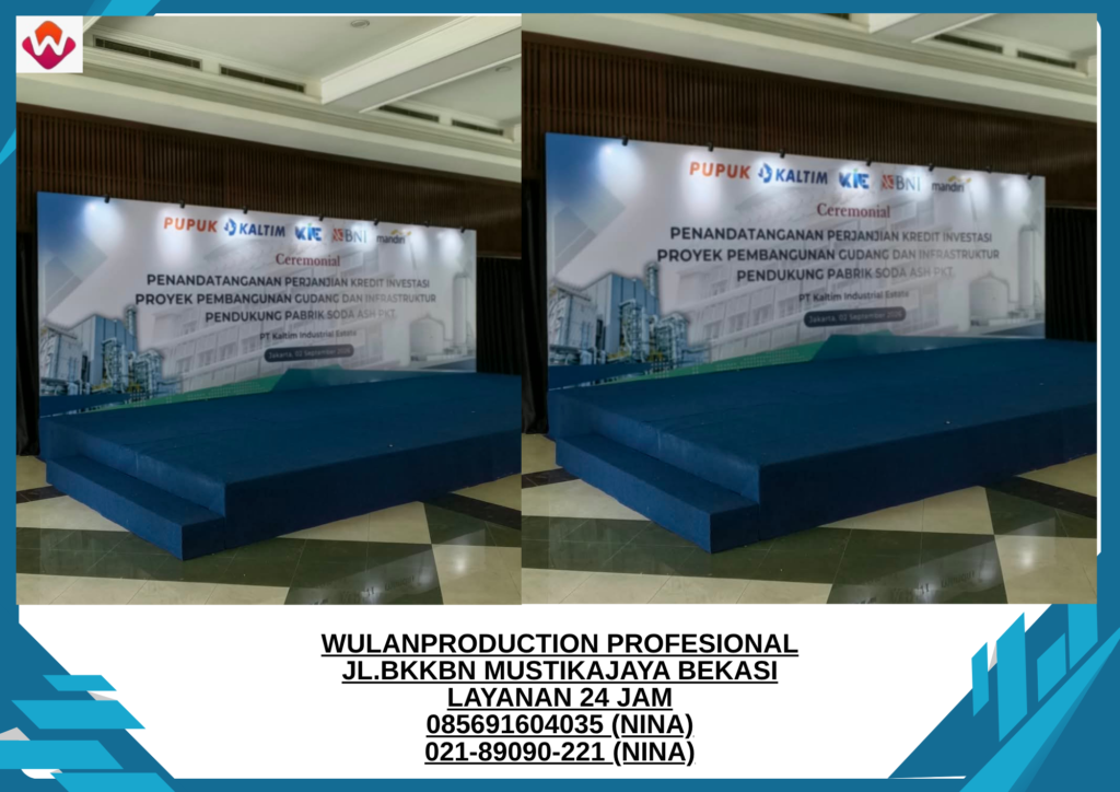 Sewa PANGGUNG dan BACKDROP Customize Jakarta