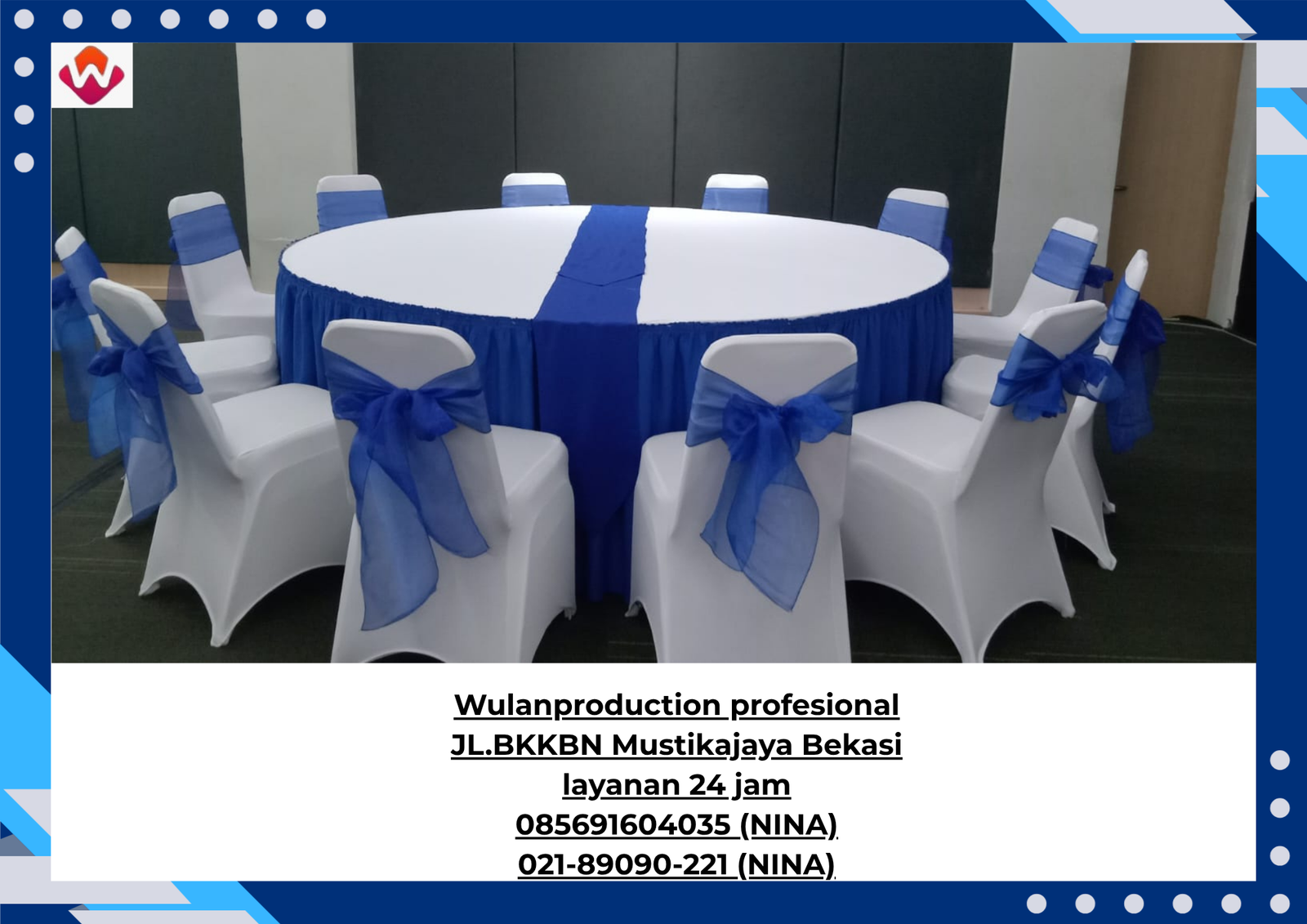 Sewa ROUND TABLE Diameter 4 meter Tangerang Selatan (No.HP 085691604035 / 021-89090-221)