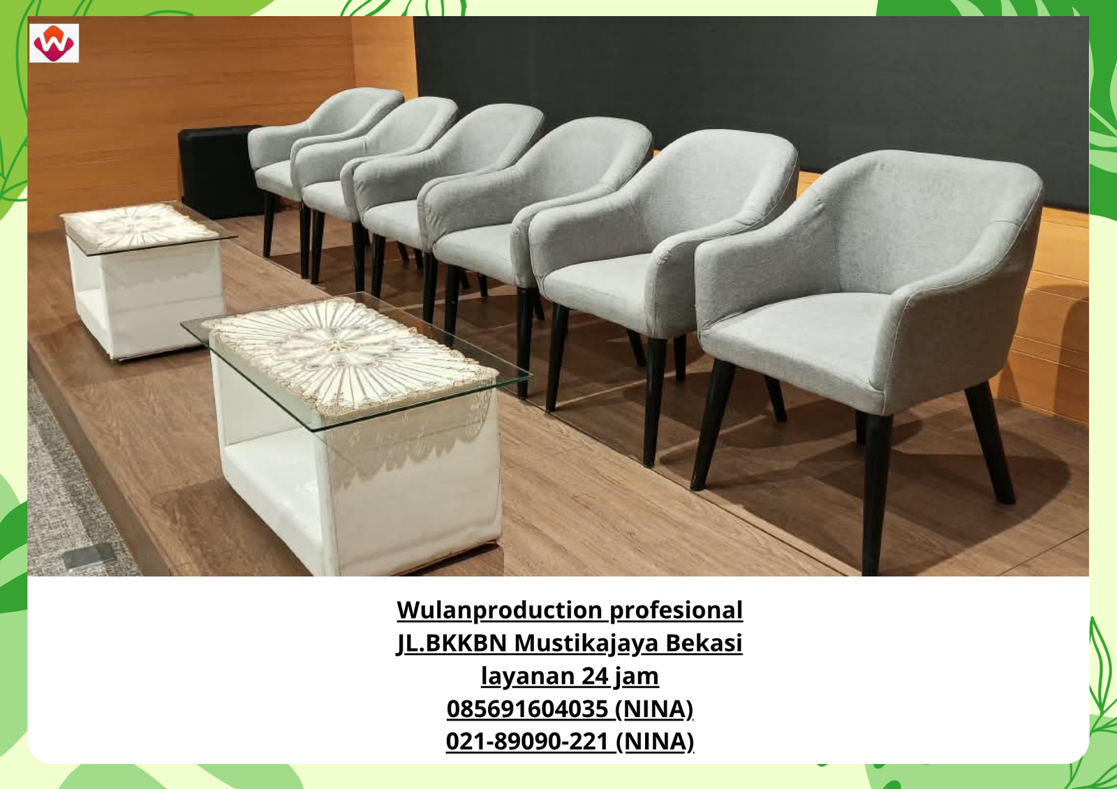 Sewa Set SOFA STUDIO ABU ABU MEJA VIP Kuningan (No.Hp 085691604035 / 021-89090-221)