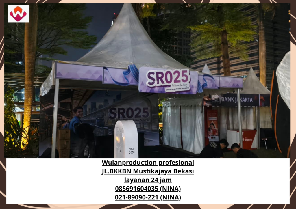 Sewa TENDA SARNAFIL PLUS FASCIA MEJA CARPET Jakarta 