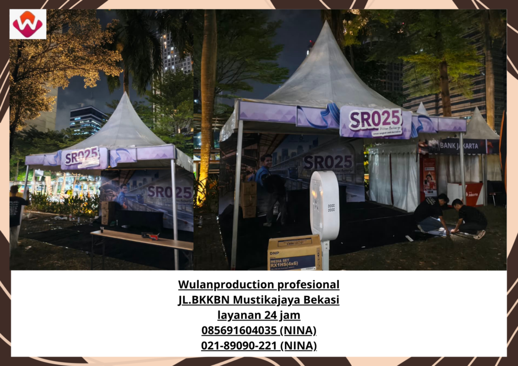 Sewa TENDA SARNAFIL PLUS FASCIA MEJA CARPET Jakarta 