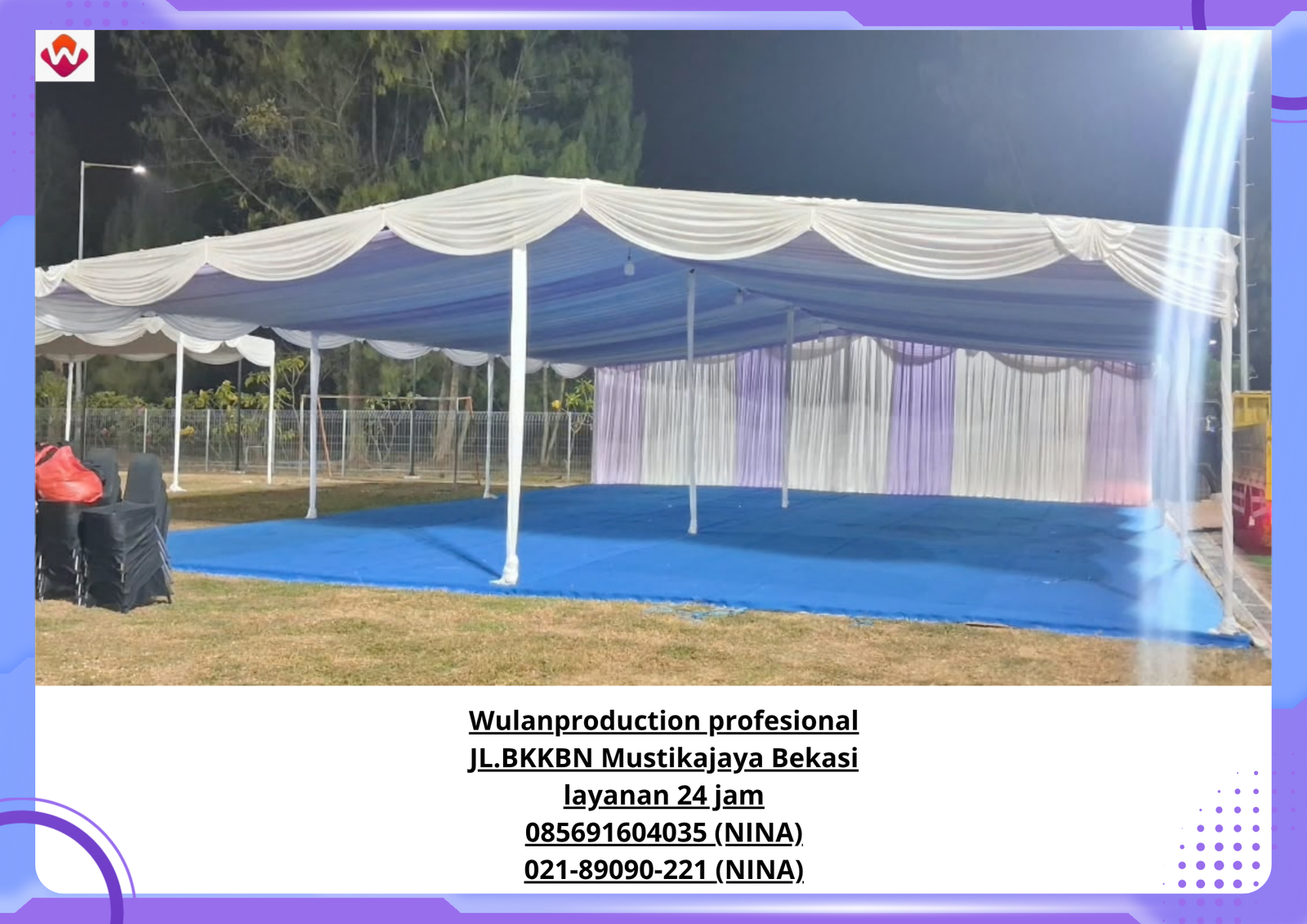 Sewa TENDA SERUT Gratis Ongkir Wilayah Karawang (No.Hp 085691604035 / 021-89090-221)