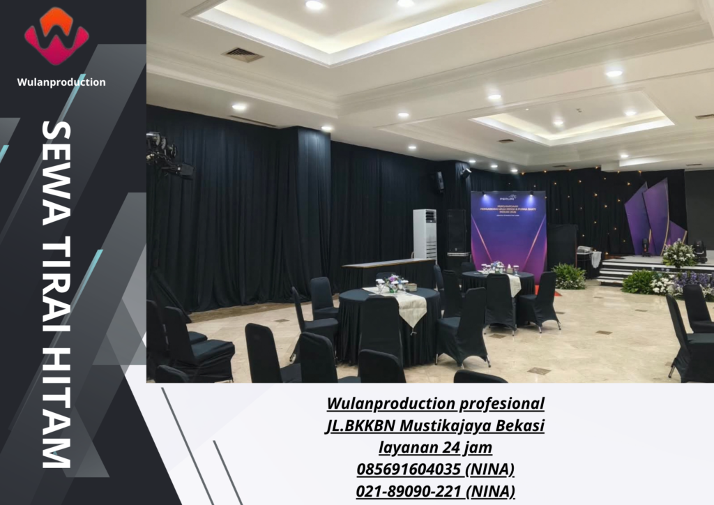 Sewa TIRAI HITAM STAR LIGHT PODIUM ACRYLIC Karawang 
