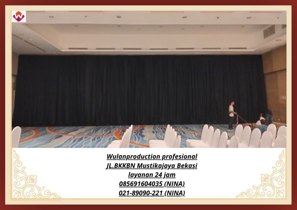 Rental BLACK CURTAIN Untuk Event Jakarta Selatan (NO.HP 085691604035 / 021-89090-221)