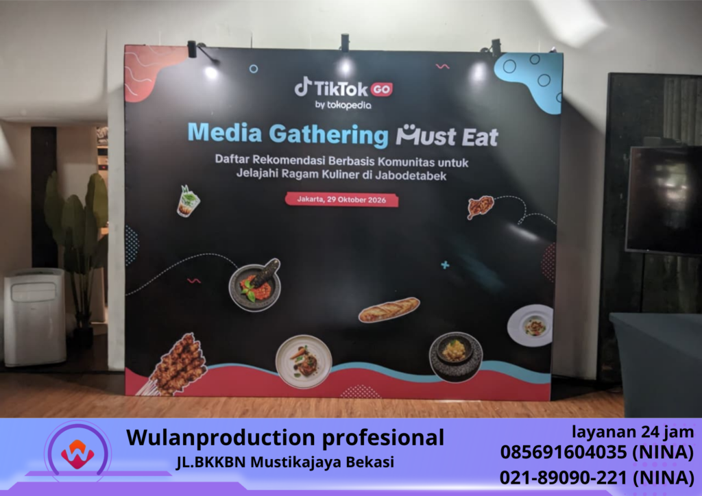 Jasa PEMBUATAN BACKDROP FLEXI Terbaik Bekasi (No.HP 085691604035 Nina) 
