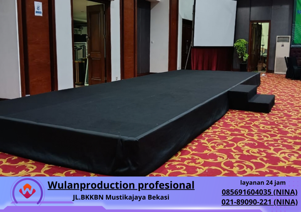 Jasa Sewa PANGGUNG COVER KARPET BUANA Bekasi (No.HP 085691604035 Nina) 