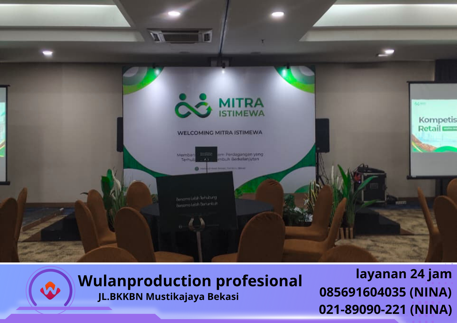Rental BACKDROP Tambun (NO.HP 085691604035 / 021-89090-221 Nina)