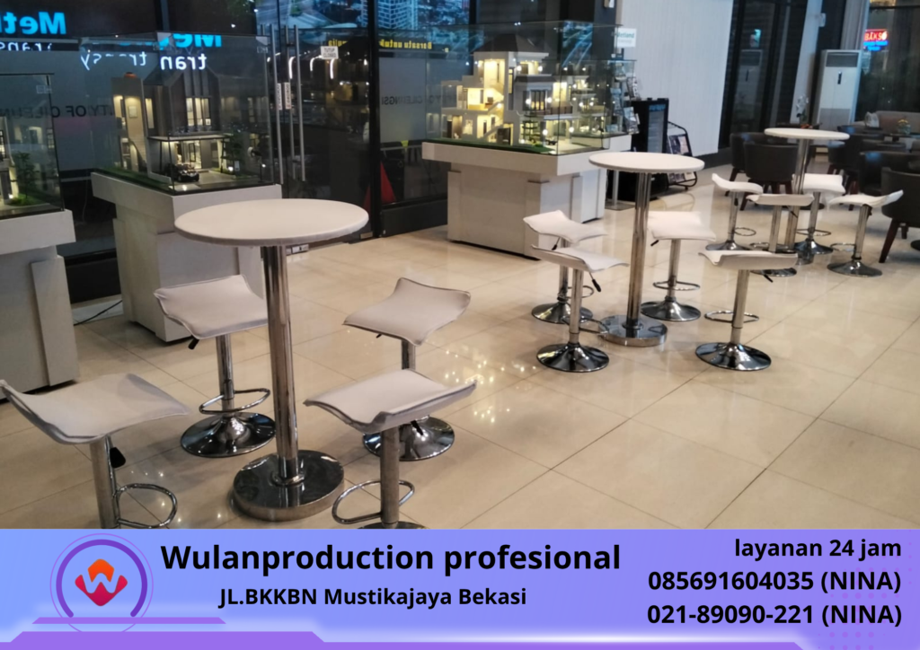 Rental BARSTOOL PUTIH Area Jakarta Pusat (No.HP 085691604035 / 021-89090-221 Nina) 