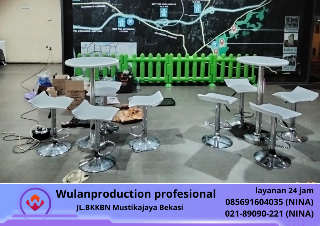Rental BARSTOOL PUTIH Area Jakarta Pusat (No.HP 085691604035 / 021-89090-221 Nina) 