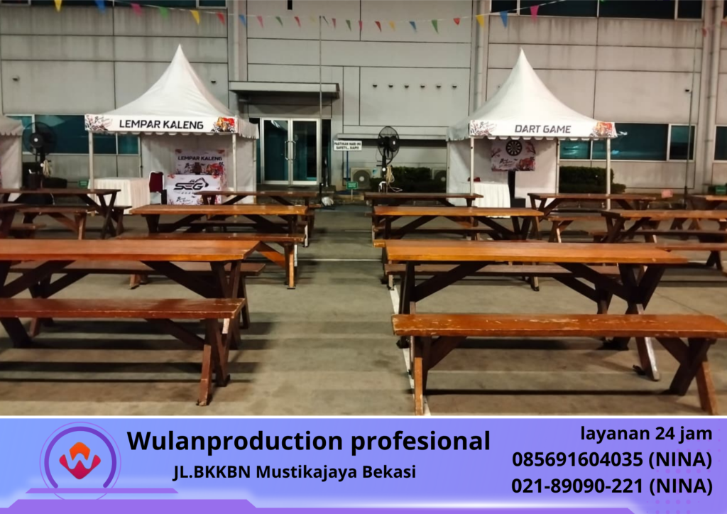 Rental MEJA KURSI TAMAN Dan TENDA SARNAFIL Bekasi (No.HP 085691604035 Nina) 