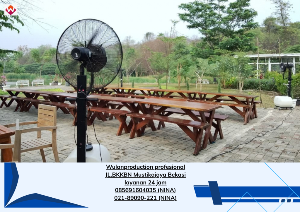 Rental MEJA KURSI TAMAN EXTRA Dan MISTYFAN Karawang (No.HP 085691604035 / 021-89090-221) 
