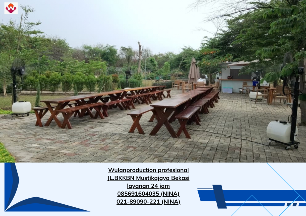 Rental MEJA KURSI TAMAN EXTRA Dan MISTYFAN Karawang (No.HP 085691604035 / 021-89090-221) 