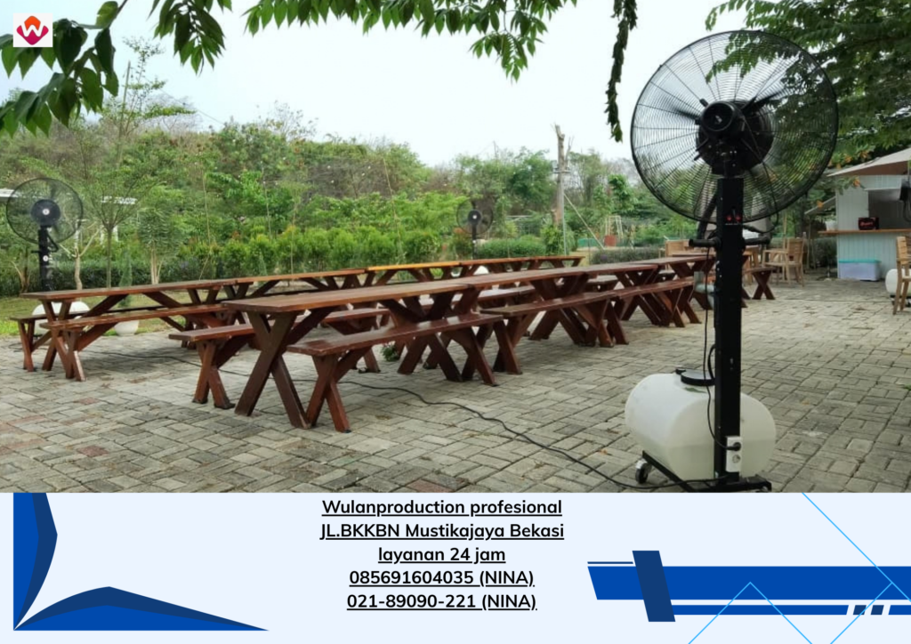 Rental MEJA KURSI TAMAN EXTRA Dan MISTYFAN Karawang (No.HP 085691604035 / 021-89090-221) 
