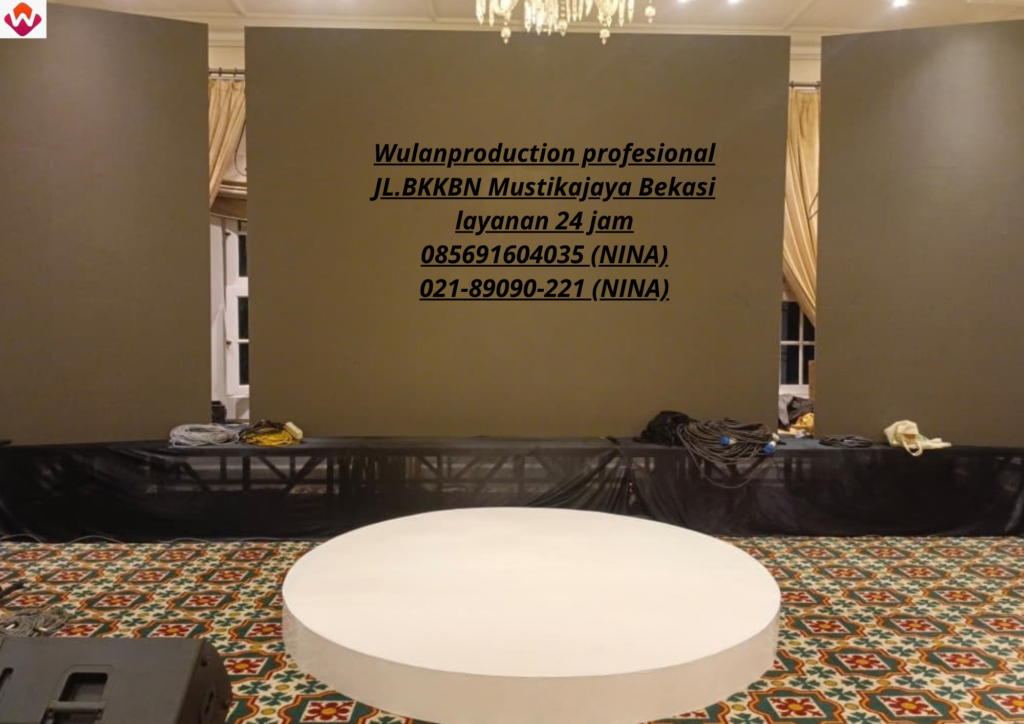 Rental ROUND STAGE MELAMINTO PUTIH Bekasi (No.HP 085691604035 / 021-89090-221)