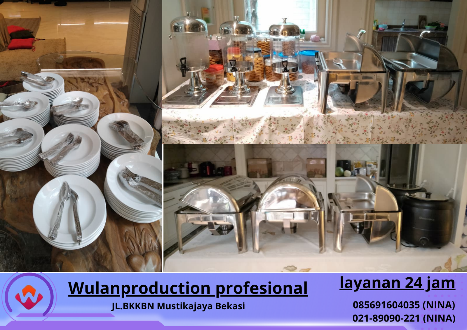 Sewa Alat Catering Lengkap Cikarang (NO.HP 085691604035 Nina) www.wulanproduction.com