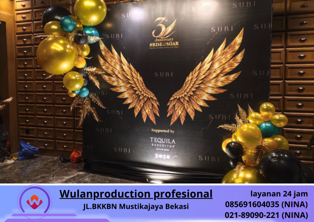 Sewa BACKDROP FLEXY Dekorasi Balon Thamrin Jakarta (No.HP 085691604035 Nina)
