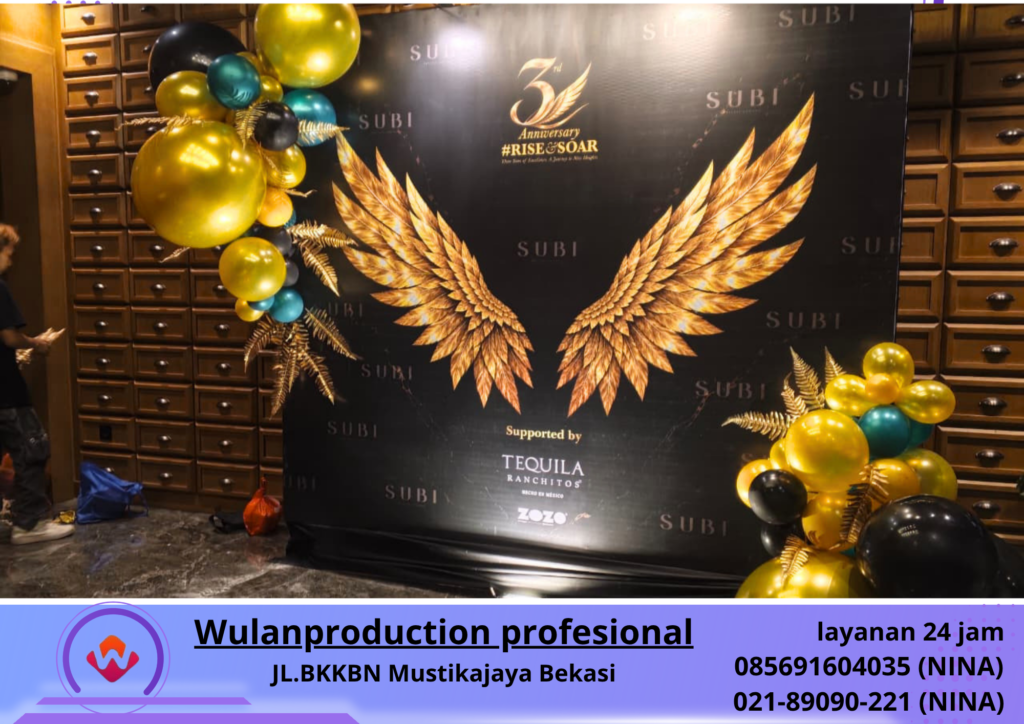 Sewa BACKDROP FLEXY Dekorasi Balon Thamrin Jakarta (No.HP 085691604035 Nina)