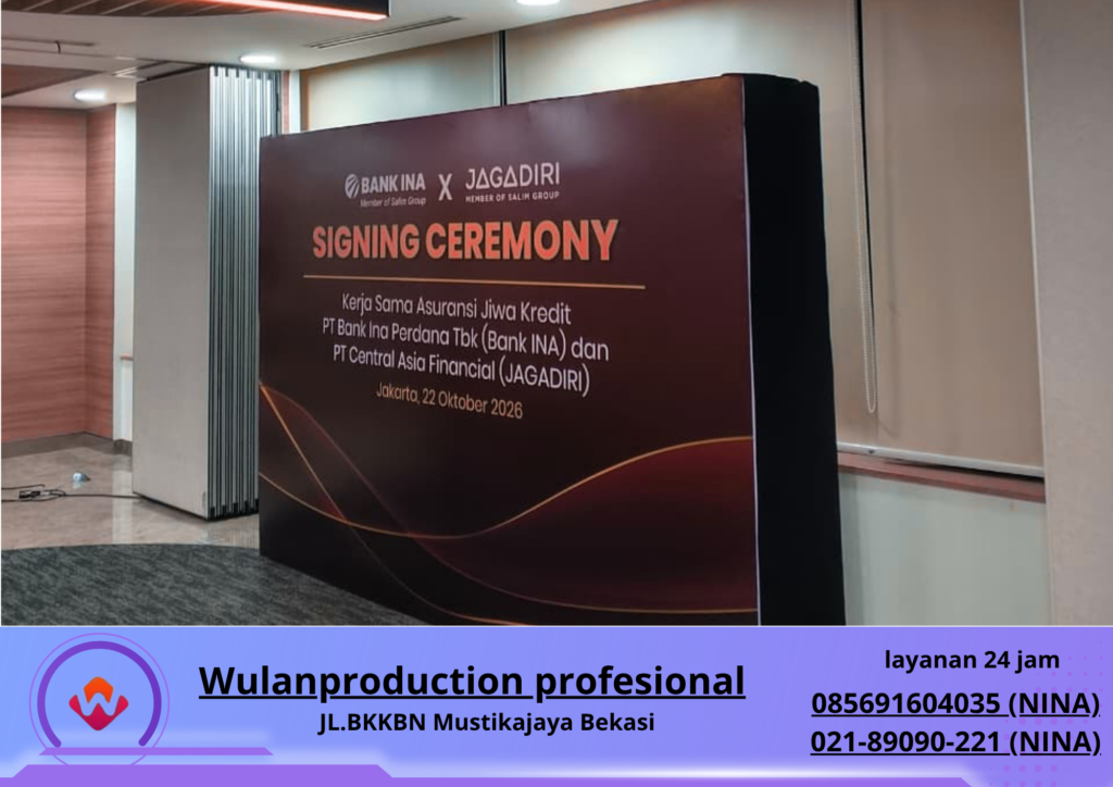 Sewa BACKDROP Flexy Jakarta Selatan (No.HP 085691604035 / 021-89090-221 Nina)