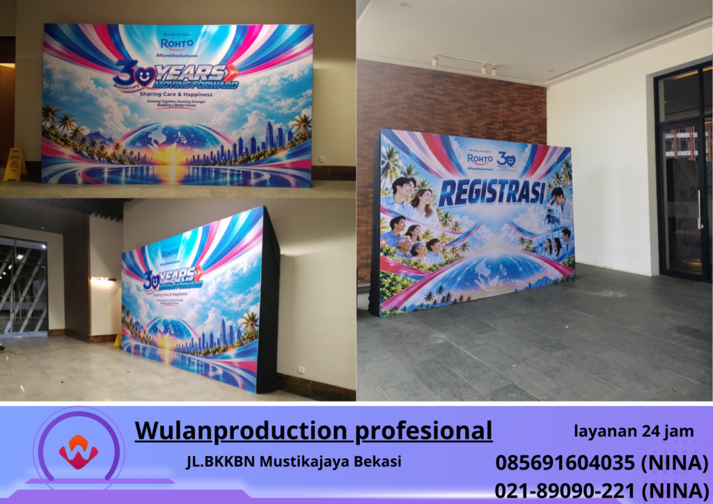 Sewa FRAME LED Dan BACKDROP Flexy Tangerang (NO.HP 085691604035 Nina)