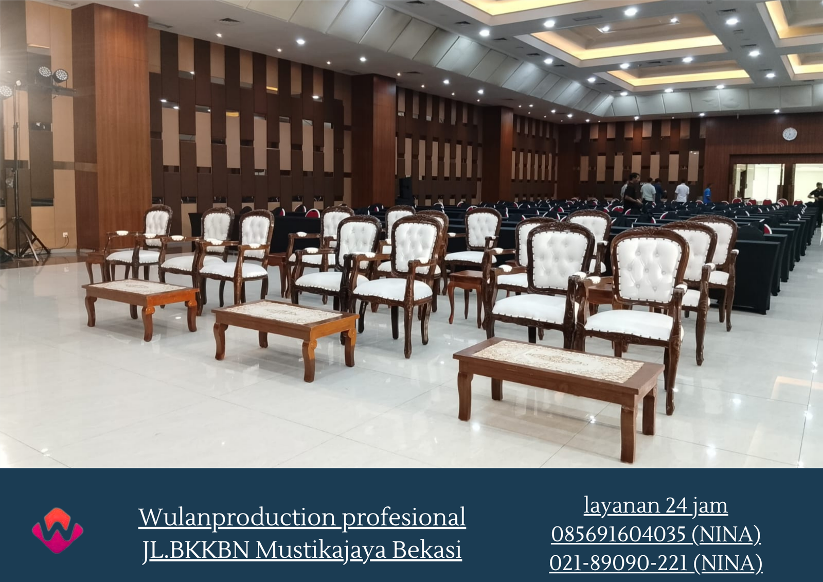Sewa Kursi ARM CHAIR dan MEJA VIP Kayu Jakarta Selatan (No.HP 085691604035 NINA)